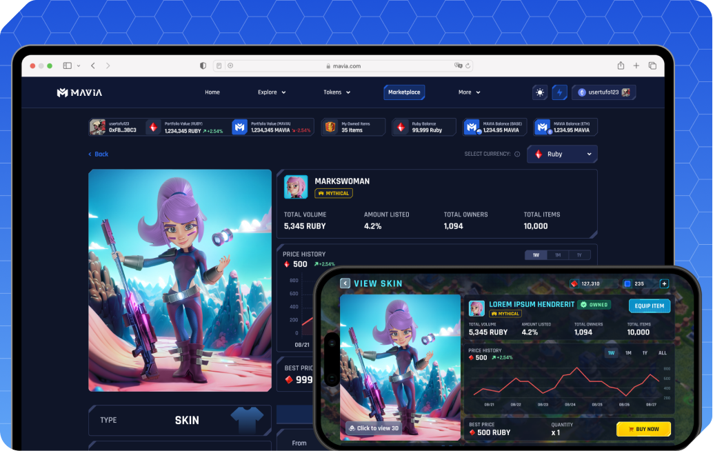 Mint and Trade Legendary NFTs with Ruby